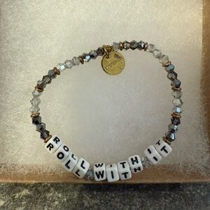 Little Words Project “Roll with it” stretch bracelet